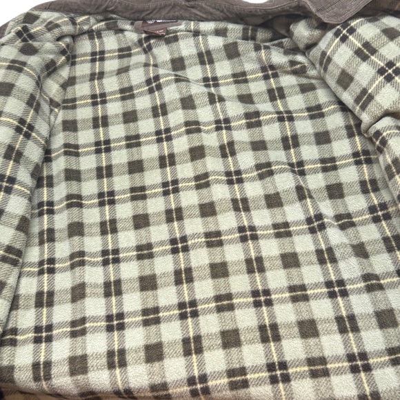 Levi Strauss Corduroy Plaid Fleece lined shirt jacket shacket button down XXL - Picture 5 of 11